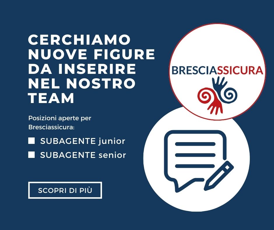 POSIZIONI APERTE in BRESCIASSICURA